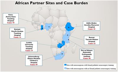 Pediatric neurosurgical-oncology scope and management paradigms in Sub-Saharan Africa: a collaboration among 7 referral hospitals on the subcontinent